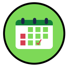 Green Calendar Planner
