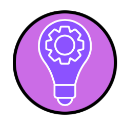 Purple lightbulb